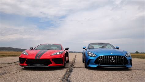 C8 Corvette Punches Above Its Weight Against AMG GT63