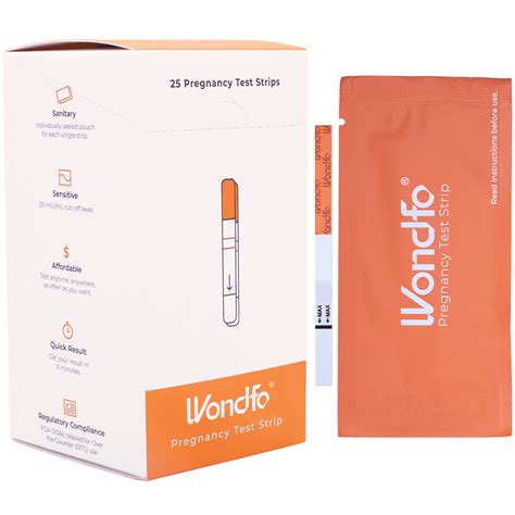 Wondfo Pregnancy Test Strips, 25-Count Individually India | Ubuy
