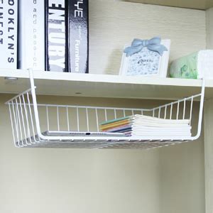Go Hooked 16 Inch Undershelf Storage Basket Under Cabinet Storage ...