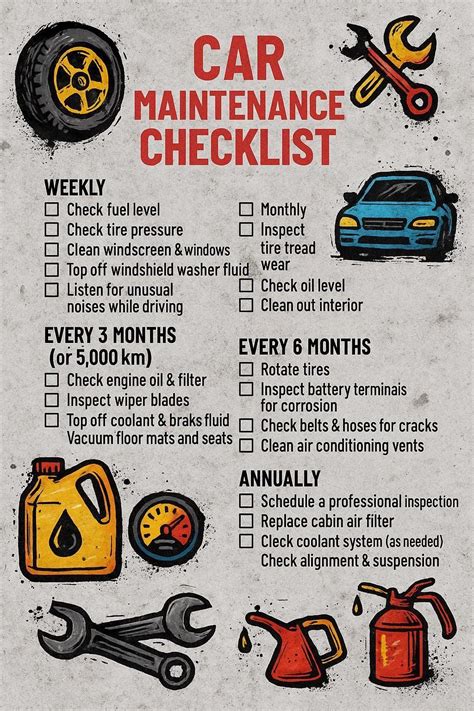 Vehicle Care Checklist (car) - Etsy | Vehicle care, Car cleaning hacks ...
