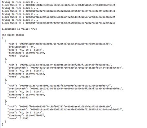 Blockchain in Java 的图像结果