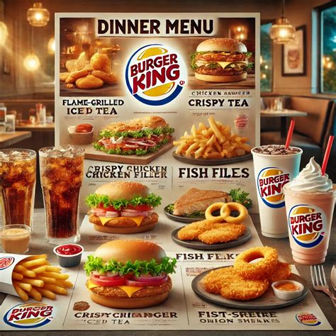 Burger King Dinner Menu With Prices & Deals - The Burger King Menu