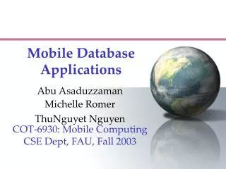 Mobile Database Applications 的图像结果