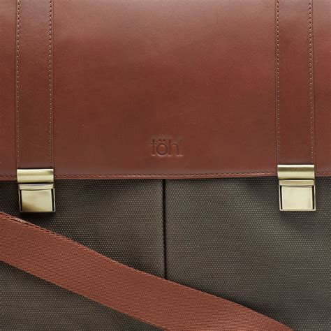 VARONA MEN'S VALISES & SATCHELS - CHARCOAL BLACK - tohl