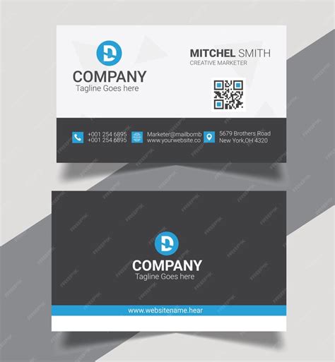 Basic Business Card Template 的图像结果