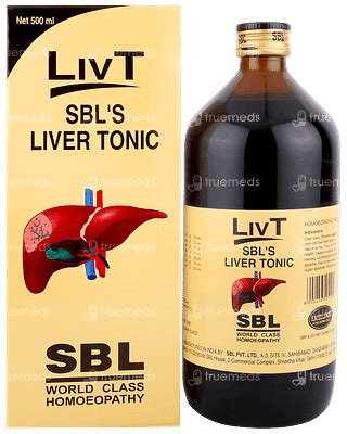 Sbl Liv T Liver Tonic 500ml - Uses, Side Effects, Dosage, Price | Truemeds