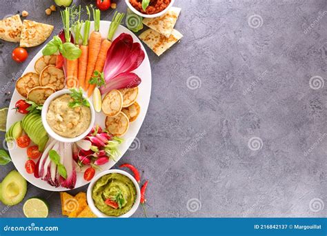 Vegetables with Dipping Sauce Stock Image - Image of healthy, fresh ...