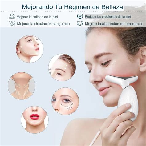 Masajeador Facial LED con Vibración - Rejuvenated Skin® – EL MANÁ