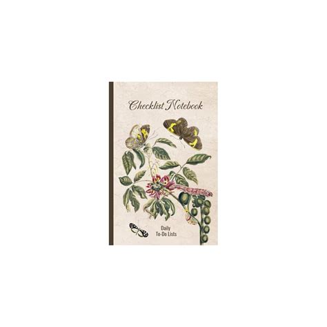 Buy Checklist Notebook: Simple To-Do Lists Beautiful Vintage Flower and ...