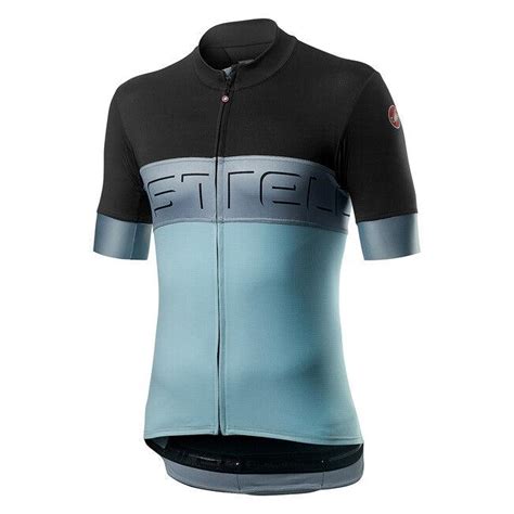 Castelli Prologo VI Mens Cycling Jersey (Dark Gray/Vortex/Winter Sky ...
