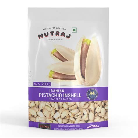 Buy Nutraj Roasted & Salted Iranian Pistachios Online 200g