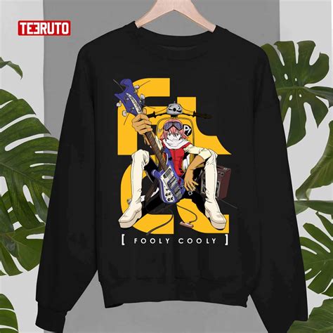 Fooly Haruko And The Guitar Flcl Fooly Cooly Unisex T-Shirt - Teeruto