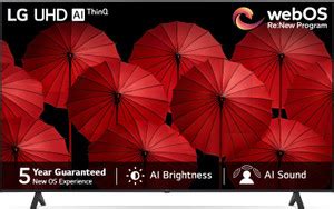 LG UR7500 126 cm (50 inch) Ultra HD (4K) LED Smart WebOS TV with Alpha5 ...