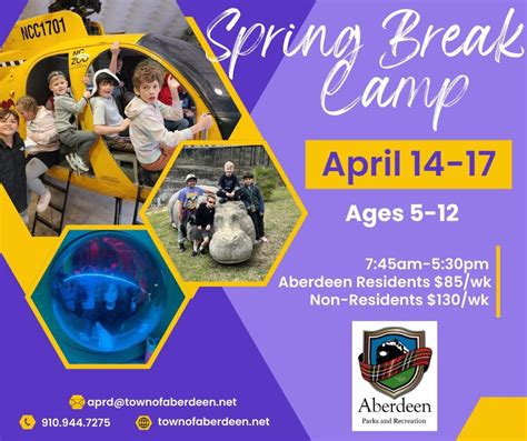 Spring Break Camp, 301 Lake Park Crossing, Aberdeen, NC, United States ...