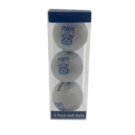 3 Pack Of Golf Balls - Sheffield Wednesday Superstore