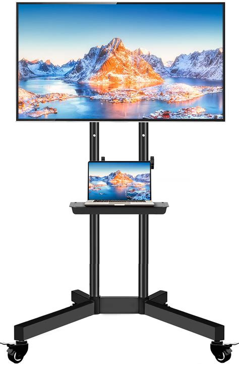 Buy Rfiver Tall Rolling TV Stand Wheels for 32 to 75 inch Flat Panel ...