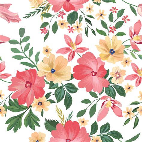 Floral seamless pattern. Flower background. Floral seamless texture ...