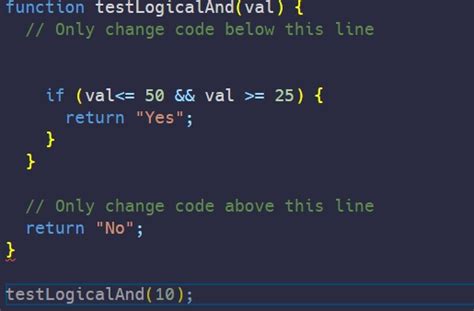 Logical Operator in JavaScript 的图像结果