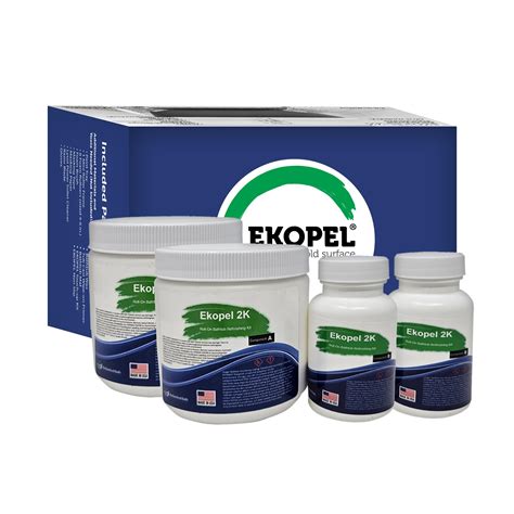 Ekopel Roll On Bathtub Refinishing Kit - Made in The USA - Easy 2 Coat ...
