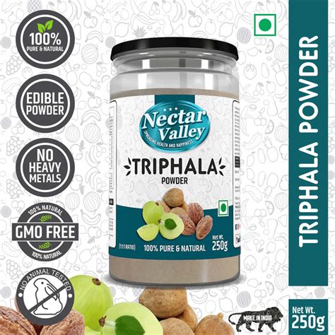 Buy NECTAR VALLEY TRIPHALA POWDER (1:1:1) OF AMALAKI, BIBHITAKI ...
