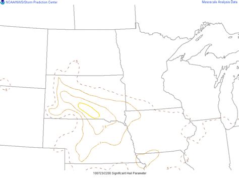 Record Setting Hail Event in Vivian, South Dakota on July 23, 2010