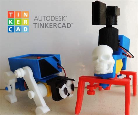 Tinkercad Robotics for School: Create TWO Walking Machines! : 27 Steps ...