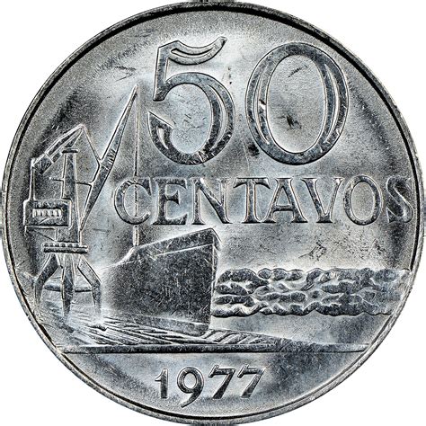 Brazil 50 Centavos KM 580b Prices & Values | NGC