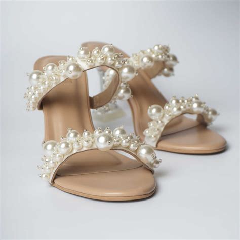 Iconic Dual Pearl Heels - Cream – The CAI Store