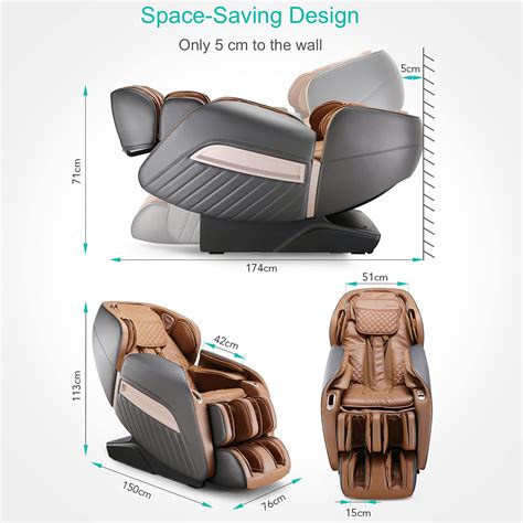 Buy Massage Chair A350 for Full Body Massage, Electric Zero-gravity ...