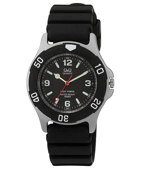 Buy Q&Q Regular Analog Black Dial Men's Watch - H950J002 at Amazon.in