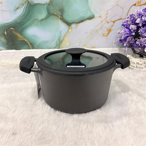 AM7409 Tramontina TITANEX Pre-Seasoned Cast Iron Casserole - 20 cm ...