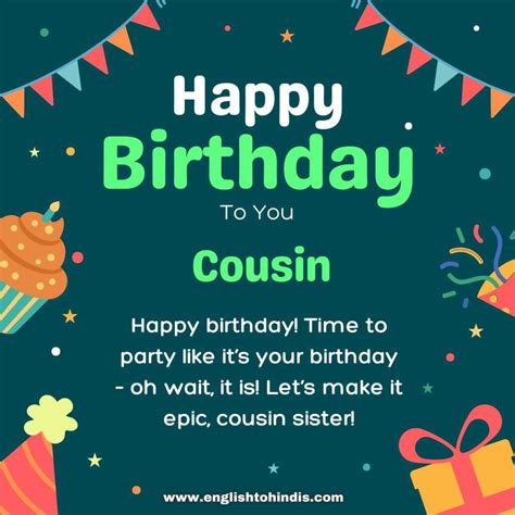 Top 85+ Birthday Quotes For Cousin Sister | Birthday Wishes for Cousin ...