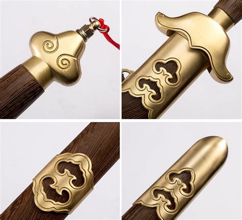 Hand-Forged Classical Two Handed Wudang Tai Chi Long Jian - Internal ...