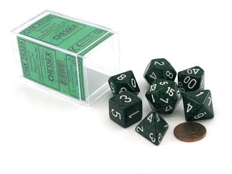 Polyhedral 7-Die Chessex Dice Set - Speckled Recon : Amazon.in: Toys ...