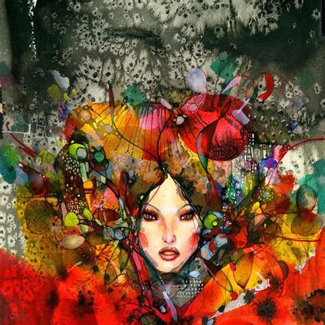 David Choe Asa Akira Watercolor | David choe art, David choe, David ...