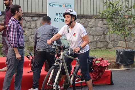 Hon’ble Lt. Governor flagged off the 'Cycling4LiFE' Cyclothon along ...
