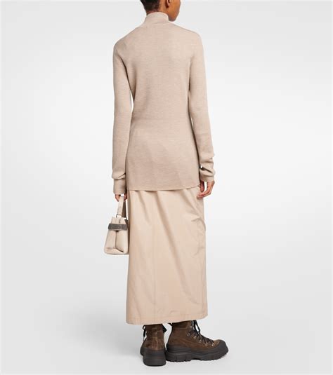 Wool and cashmere sweater in brown - Brunello Cucinelli | Mytheresa