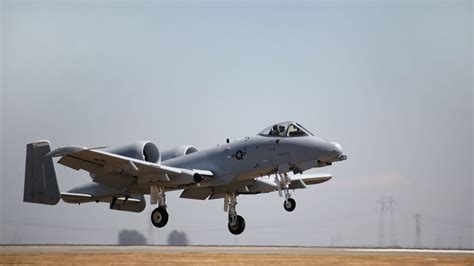 The A-10 Thunderbolt II is basically a giant flying gatling gun