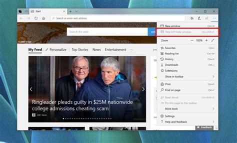 Image result for Disable InPrivate Browsing Edge