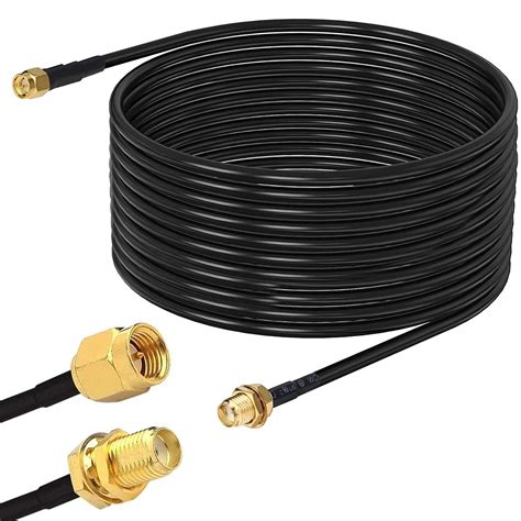 RUNCCI-YUN 8 m WLAN Antenna Extension Cable WLAN Antenna Cable SMA ...