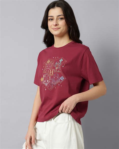 Harry Potter Printed Regular Fit Tshirt For Women – Free Authority