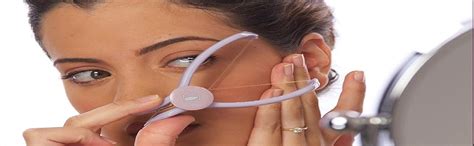 Suhav Slique Eyebrow Face and Body Hair Threading Tweezer System Kit ...