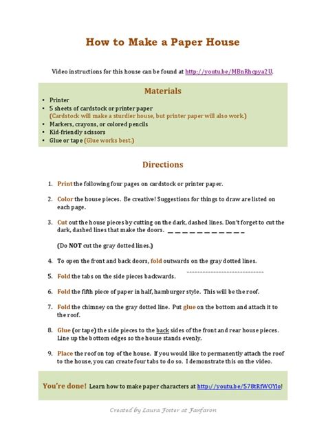 How to Make Paper House File Folder 的图像结果