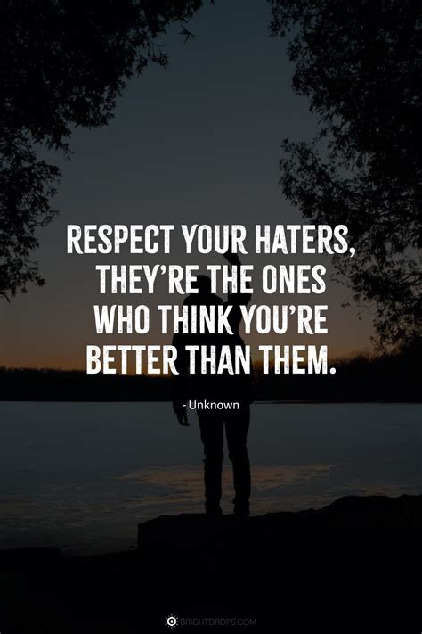 67 Short (and Funny) Quotes on Haters - Bright Drops