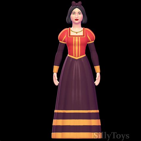 Snow White Shrek - 3D Model by SillyToys