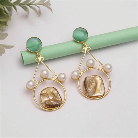 Pista Green Color Amrapali Earrings – Eindiawholesale