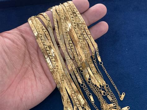 Stainless Steel Chains (Golden) (Pack of 10) (No. 14) – Art Grail