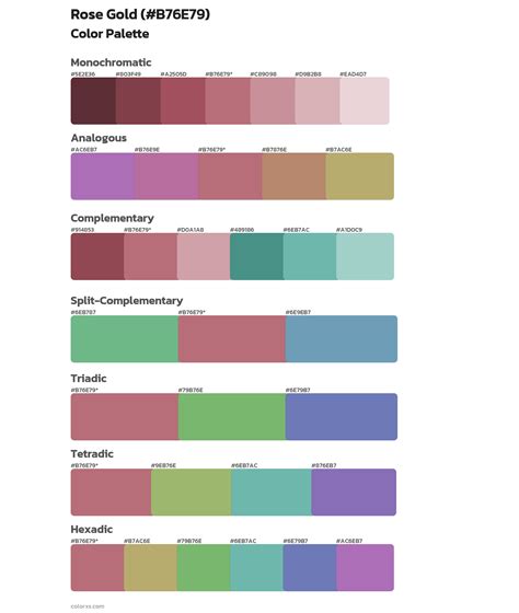 Dark Rose Gold Color Code at Teresa Hooker blog