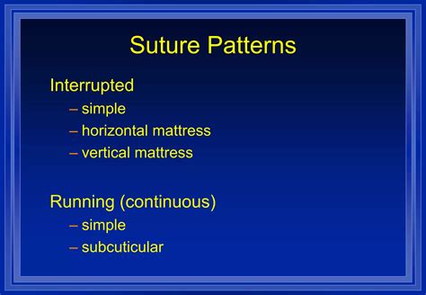 Image result for Common Suture Patterns
