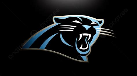 Carolina Panthers Logo In Front Of A Black Background, Carolina ...